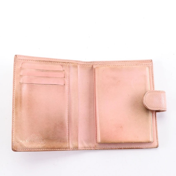 Chanel Caviar leather wallet pink - Picture 3 of 8